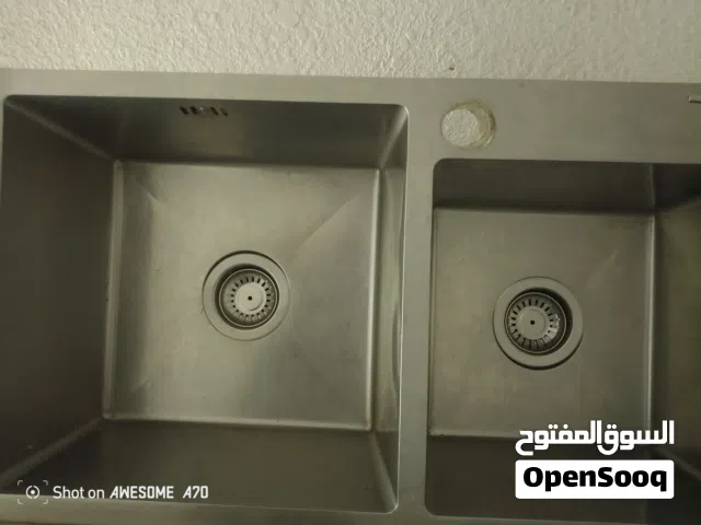 مجلى  مقطعيين ستانلس طول 78سم وعرض 43سم للبيع