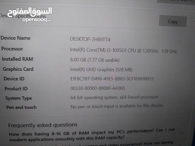 Windows Lenovo for sale  in Amman