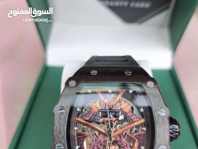 ساعة الساموراي (ONOLA) أوتوماتيك - تصميم ملكي مكشوف - جديدة