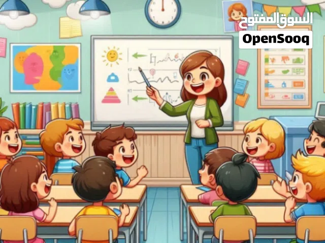 معلمة خصوصي متابعه مدرسية جميع المواد حتى الصف السادس