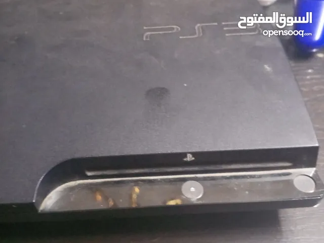 بلايستيشن 3 مستعمل مع يدتين كوبي وعشر العاب عليه هن ومكتبه