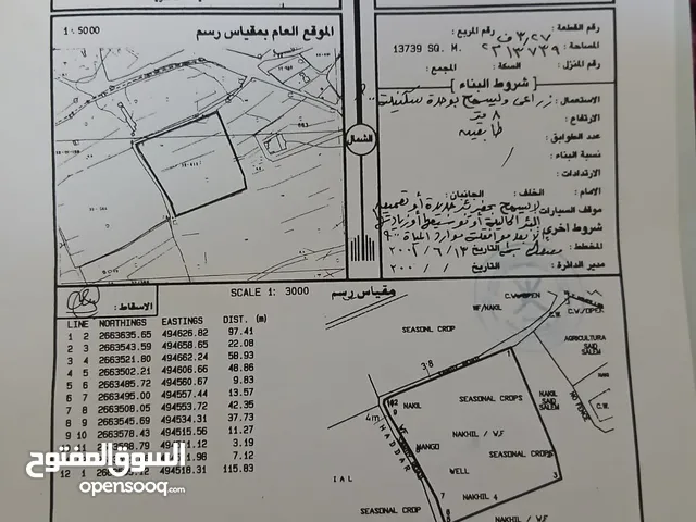 ارض زراعية تحتوي على منزل للبيع