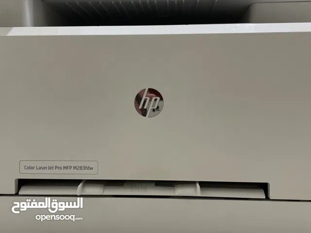 طابعة HP Color LaserJet Pro MFP M283fdw ليزر ألوان – استعمال نظيف + حبر إضافي