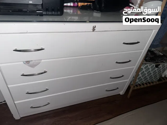 سرير 180*2م خشب زان لون ابيض