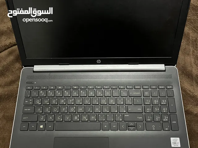 لابتوب hp i7 جيل عاشر نظيف ما فيه اي مشكله للبيع
