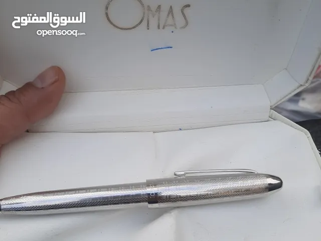 قلم Omas ماركة ايطالية فضة عيار 225