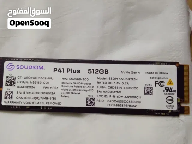 Ssd m.2 gen4x 512 giga