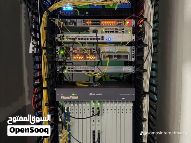 تركيب وصيانة شبكات الانترنت وانظمة المراقبة والامان