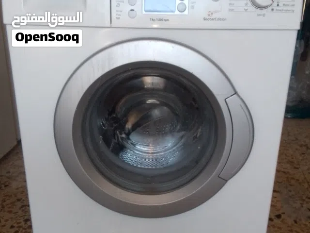 غسالة بوش 7كيلو 1200دورة أعلى توفير للكهرباء بحالة وكالة 16برنامج بسعر 110د