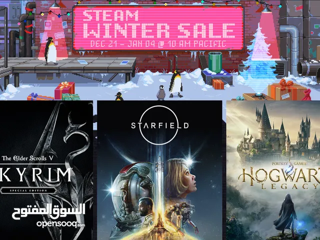 خصومات الألعاب على STEAM و EPIC GAMES