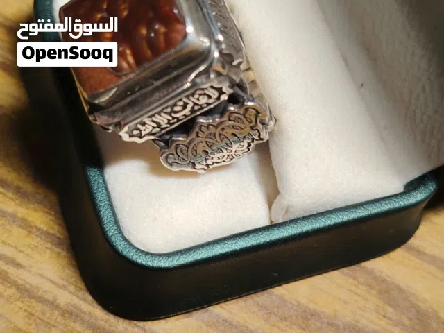 خاتم عقيق مكسيكي ناري فضه 925عموله يدوي نقش يدوي تبارك الرحمن صياغه مصريه يدويه الغالي