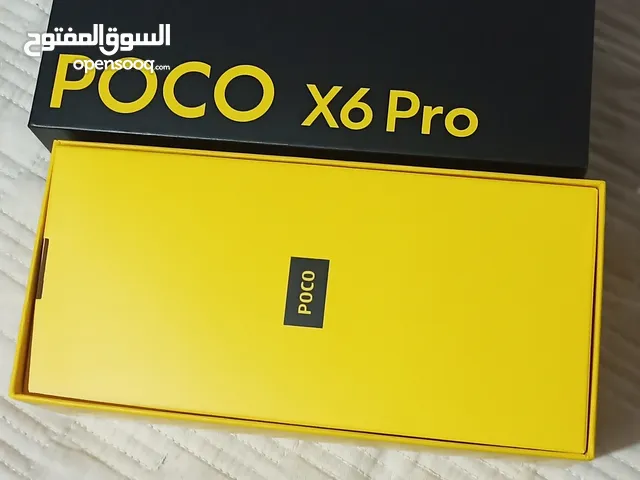 بوكوx6 pro 5G مستعمل 3 اشهر نضيف ملحقاتة كامله