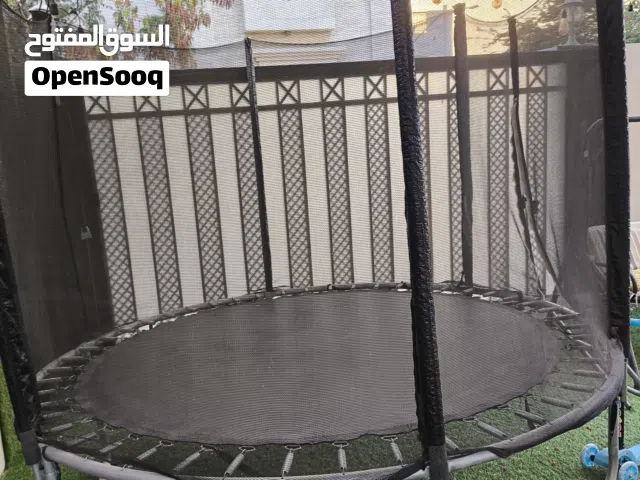 ترامبولين خارجية للاطفال مع شبكة أمان وسلّم