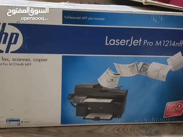 طابعه واسكانر وتصوير اتش بي ليزر اسود hp printer 1214nfh