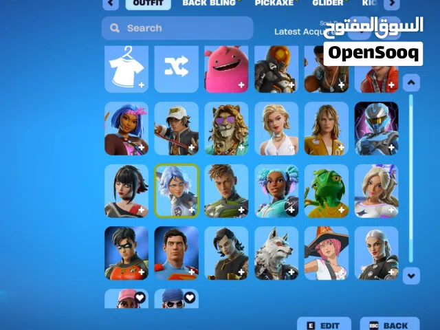 حساب فورت نايت طور الزومبي القديم مع اسلحه الحزم النادره جميعها