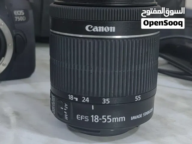 Canon 750d with lens