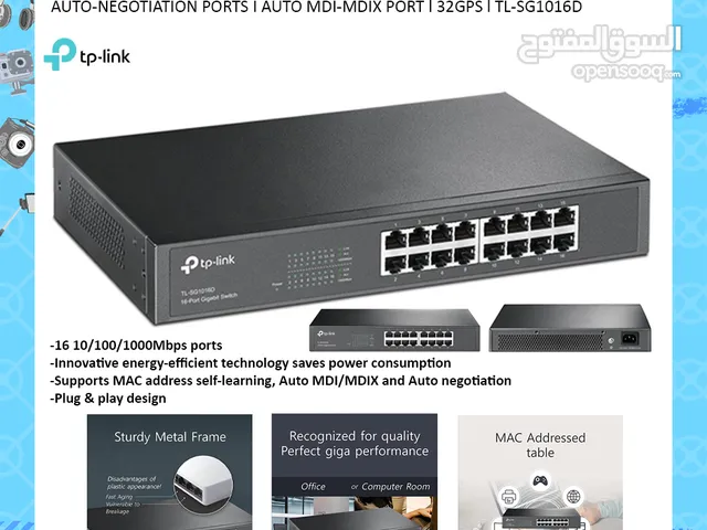 Tp Link 16 Port Gigabit Desktop Switch TL-SG1016D ll Brand-New ll