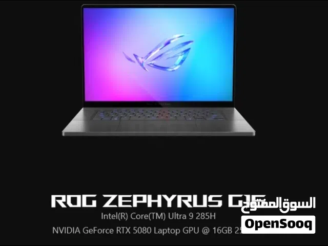 Asus Zephyrus G16 RTX 5080 gpu 2TB SSD 32GB RAM with warranty