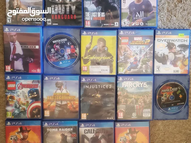 سيديات بلايستيشن 4 و 5  للبيع