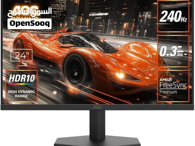 240hz 0.3ms 24inch AOC مع ضمان سنه