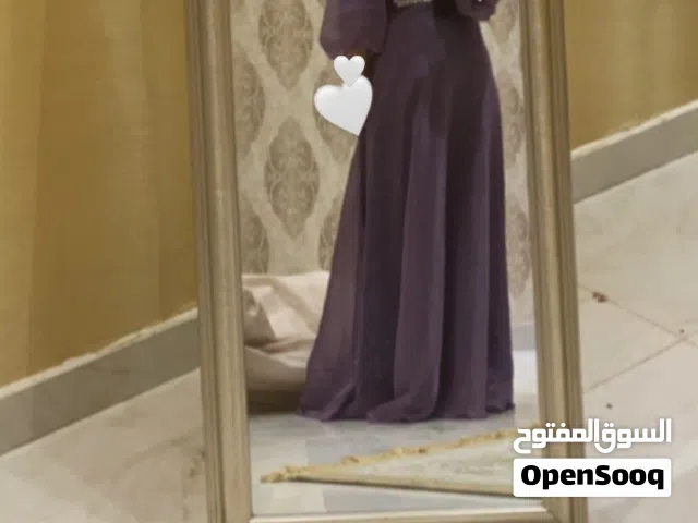 فستان سهرة للمناسبات وسهرات والاعراس (بنفسجي) مقاس M مناسب لوزن ضعيف الى متوسط الطول155/160