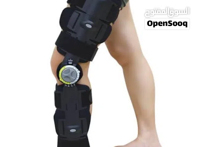 دعامة ركبة قابلة لتعديل مدى الحركة مثبت ركبة طبي احترافي للتأهيل ROM Knee Brace لدعم وتثبيت الركبة