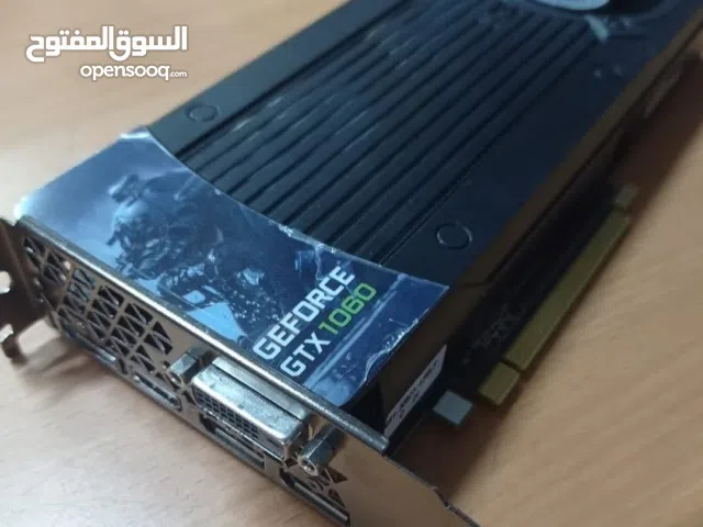 كرت شاشه مستعمل Gtx 1060 6GB 192bit  السعر 350