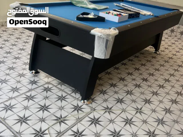 طاولة بلياردو 8 قدم ارضيه خشب مستورد يوجد خدمه التوصيل و التركيب لجميع مناطق المملكة