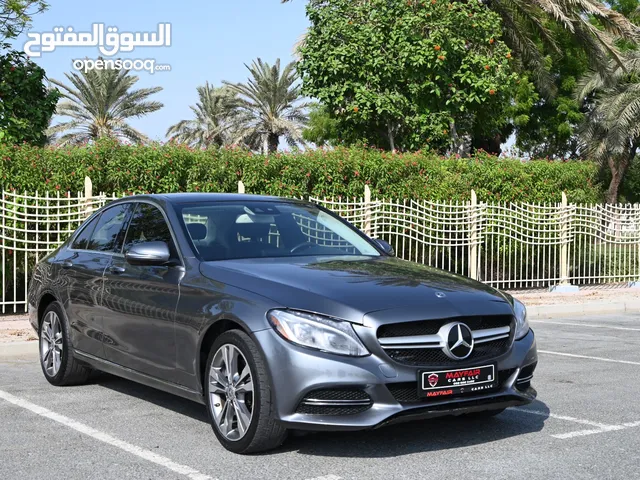 0% DP  -  ENGINE+GEAR+CHASSIS GURANTEE - MERCEDESE C300 2.0 4MATIC LEXURY AWD 2017  - US SPECS