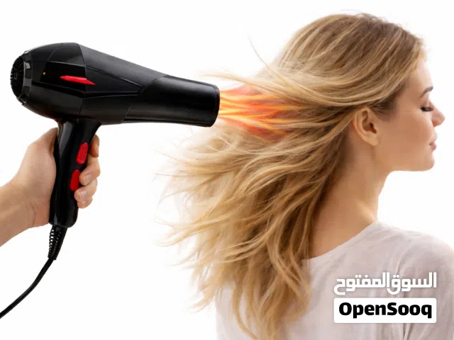 شعر ناشف ومصفف بسرعة مع مجفف Bihart الاحترافي!  قدرة 2000 واط لتجفيف قوي وسريع  تصميم مريح وسهل