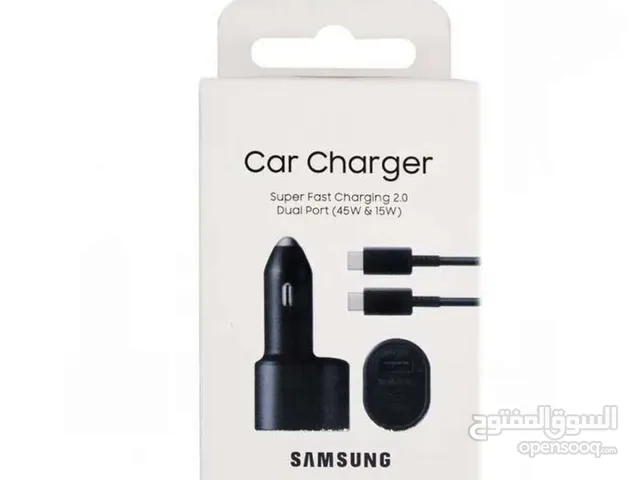 شاحن سامسونج لهاتف السيارة  اصلي   45 w  Samsung 45W Fast Charging Car