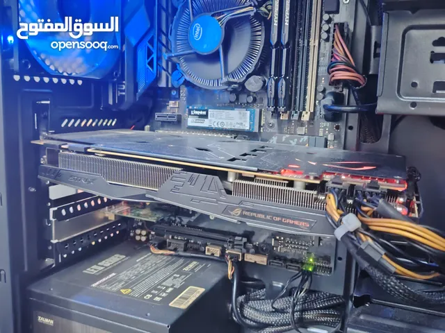 Pc gaming كمبيوتر العاب قوي جدا درجات الحراره ممتازه كما هو موضح بالفيديو والسعر حرق قابل للتفاوض