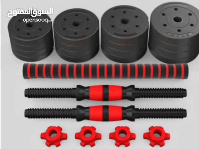 40kg dumbbells / barbell