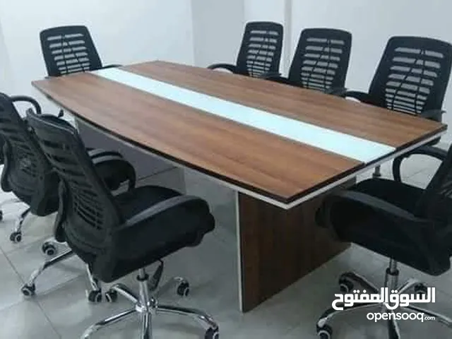 ترابيزة اجتماعات (خشب زجاج مودرن كلاسيك اثاث مكتبي) -meeting table