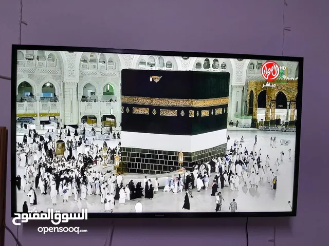 شاشة سامسونج سمارت مستعملة بحالة الوكالة رسيفر داخلي