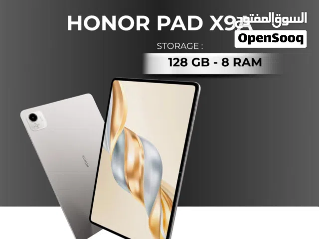 TAB HONOR X9A ( 128GB ) / RAM 8 NEW /// تاب هونور اكس 9 أيه ذاكرة 128 الرام 8 بيبر مت