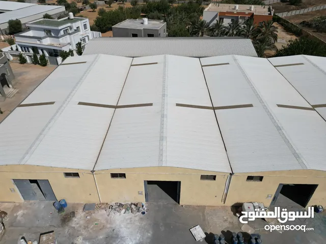 مخازن داخل مجمع خاص بيهم في طريق المشتل مجهز تام بالسكن للعمالة