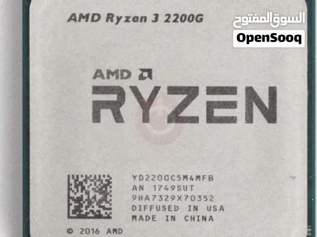Ryzen 3 2200g للبيع حال الجديد استخدام مكتبي