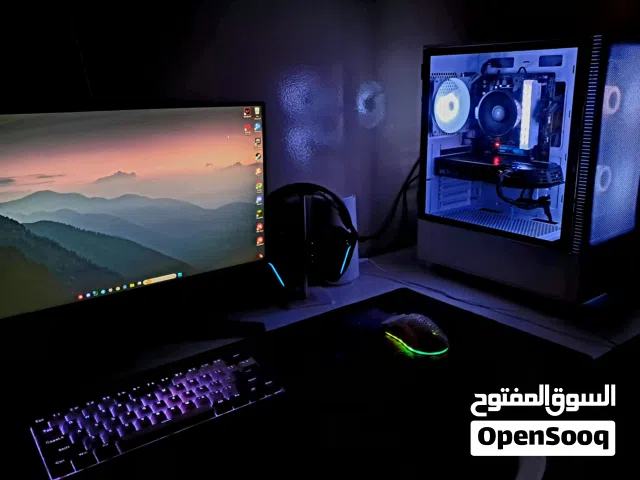 (قابل للتفاوض)   Giming Pc مع شاشة و ماوس و كيبورد