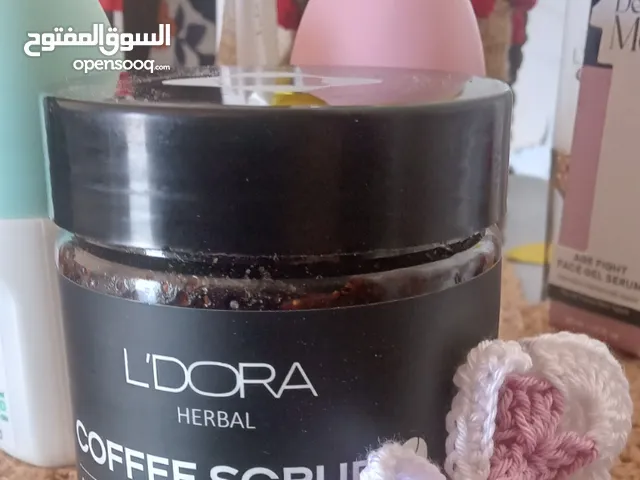 سکراب قهوه لیدورا لجسم و للوجه . جربي نعومه على جسمك و وجهك