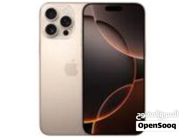 iPhone 16 pro max 512 مكرشم حديد حرق حرق