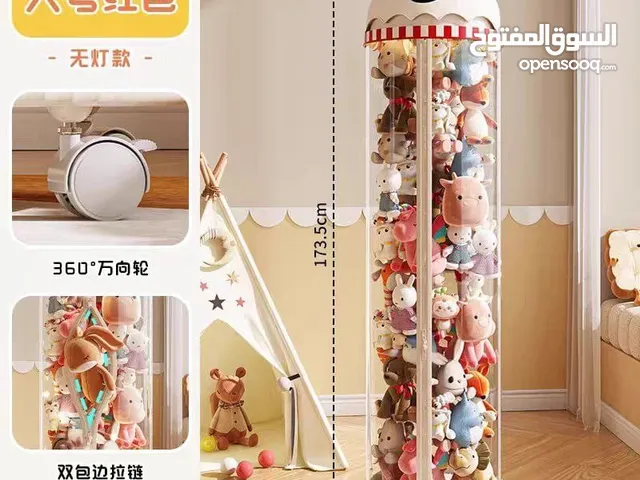 وصل حديثا لترتيب العاب اطفالك وتنظيمها منظم طولي على شكل أسطوانة لغرف الاطف