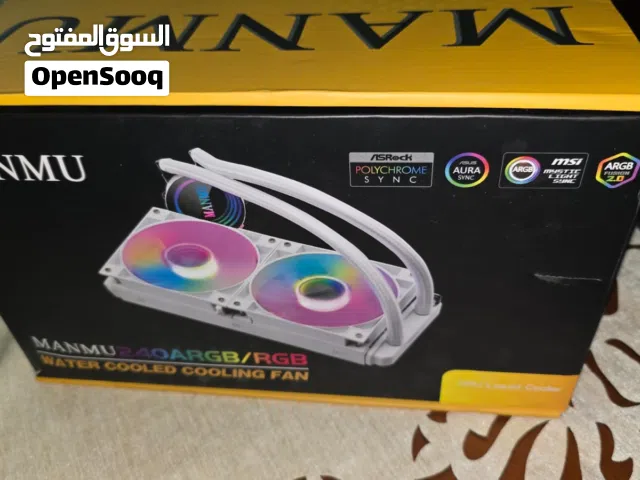 مروحة تبريد من manmu240argb/RGB استعمال خفيف