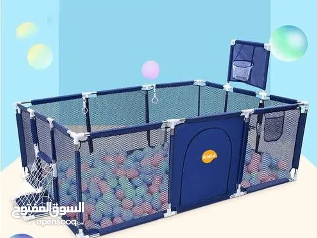 ملعب أطفال سوبر بحجم كبير للمرح الآمن والممتع! مع سلة و20 طابة – مساحة لعب واسعة ومتانة عالية!