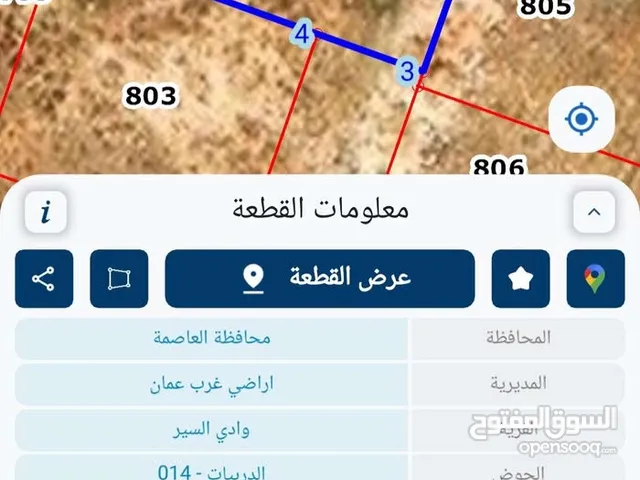 Residential Land for Sale in Amman Abu Al-Sous
