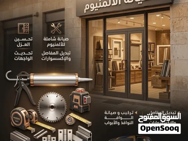 معرض العُلا للصيانة  صيانة احترافية للمطابخ والأبواب والشبابيك والألمنيوم بأفضل الأسعار