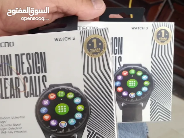 ساعتين Tecno watch 3 جديد بجلاتين