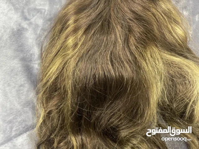 باروكة شعر طبيعي مصبوغ