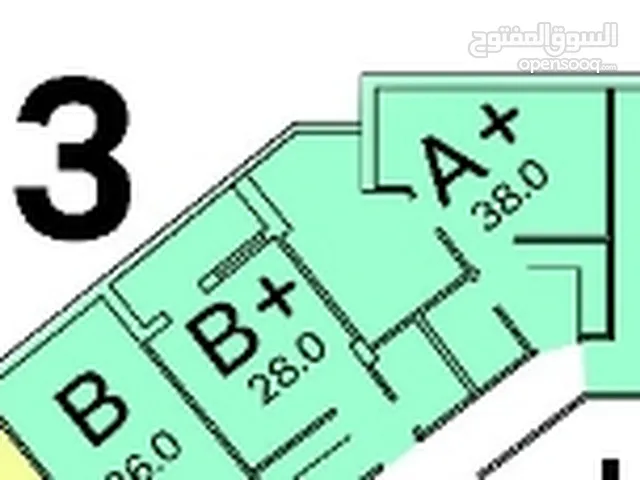 40 m2 Studio Apartments for Sale in Amman University Street