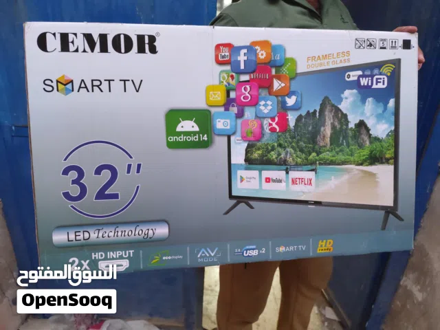 عرض نااار على شاشه سيمور 32 بوصه سمارت ضد الكسر اندرويد 14